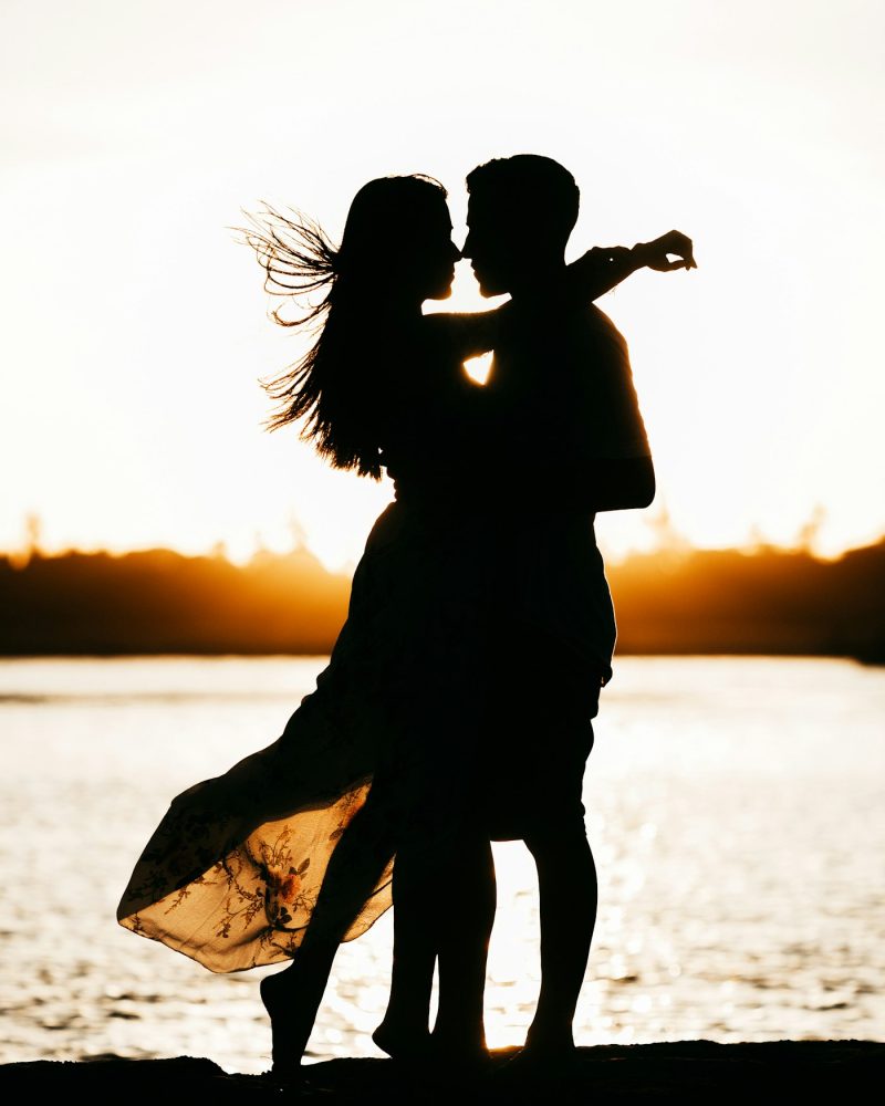 Golden Hour Engagement Portrait — style reference photo